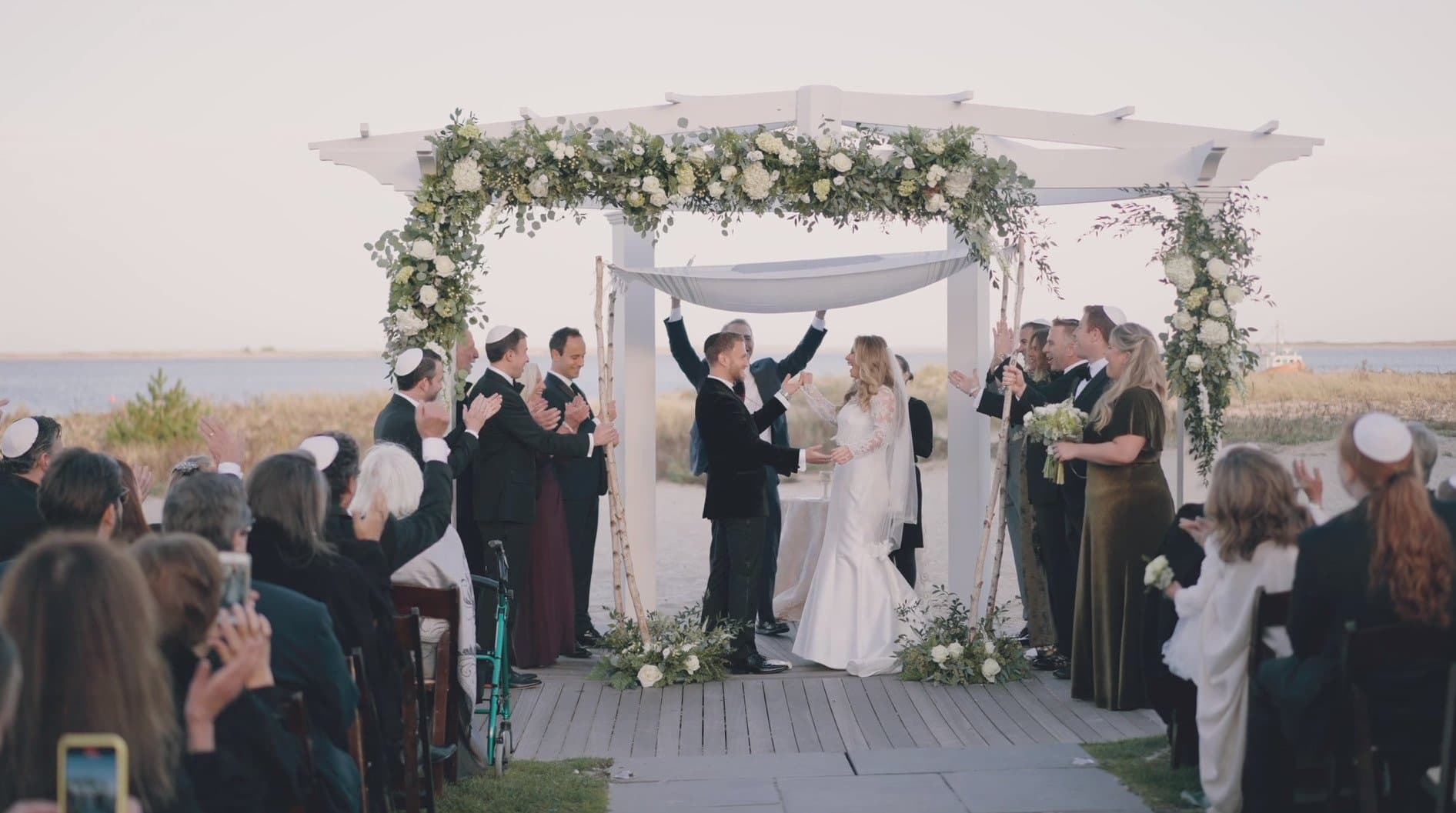 Classy Beach Elegance: Jillian and Matt's Wedding Day